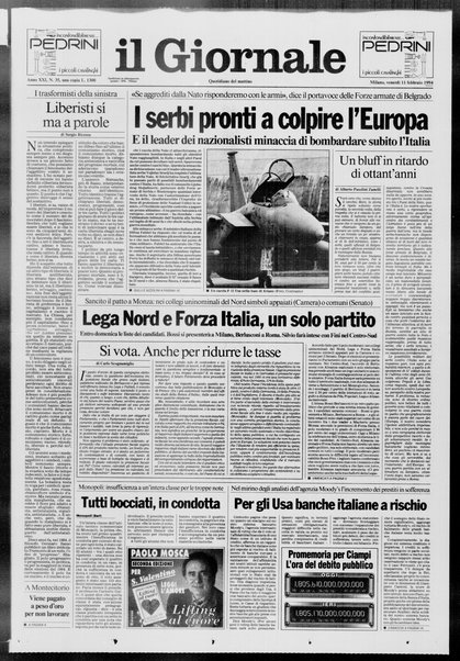 Il giornale : quotidiano del mattino